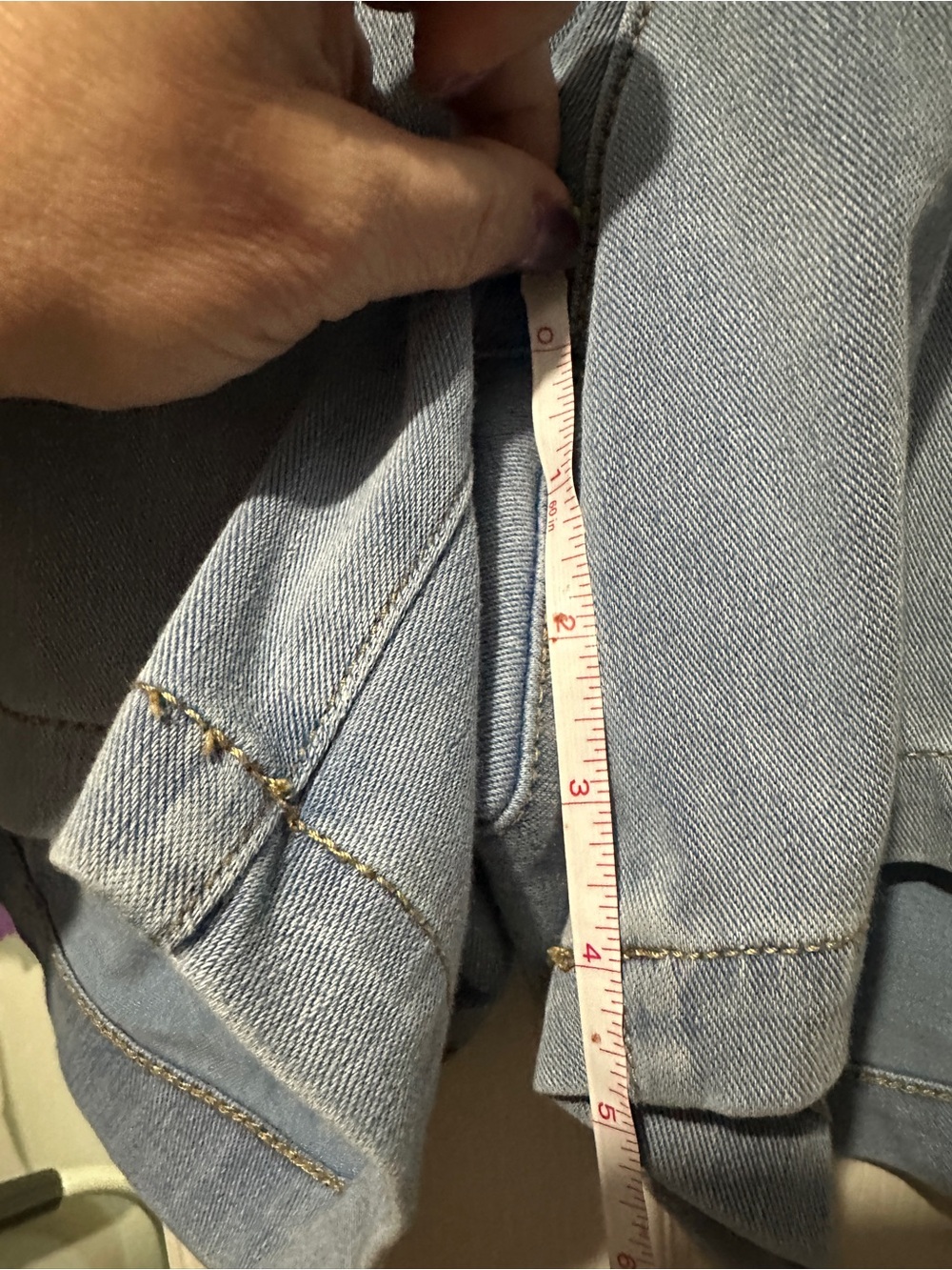Terra & Sky and Lane Bryant Blue Denim Shorts 2 Pair XXL/16W - Picture 9 of 10